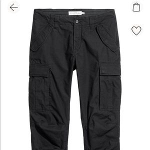 H&M Men’s Black Cargo Pants